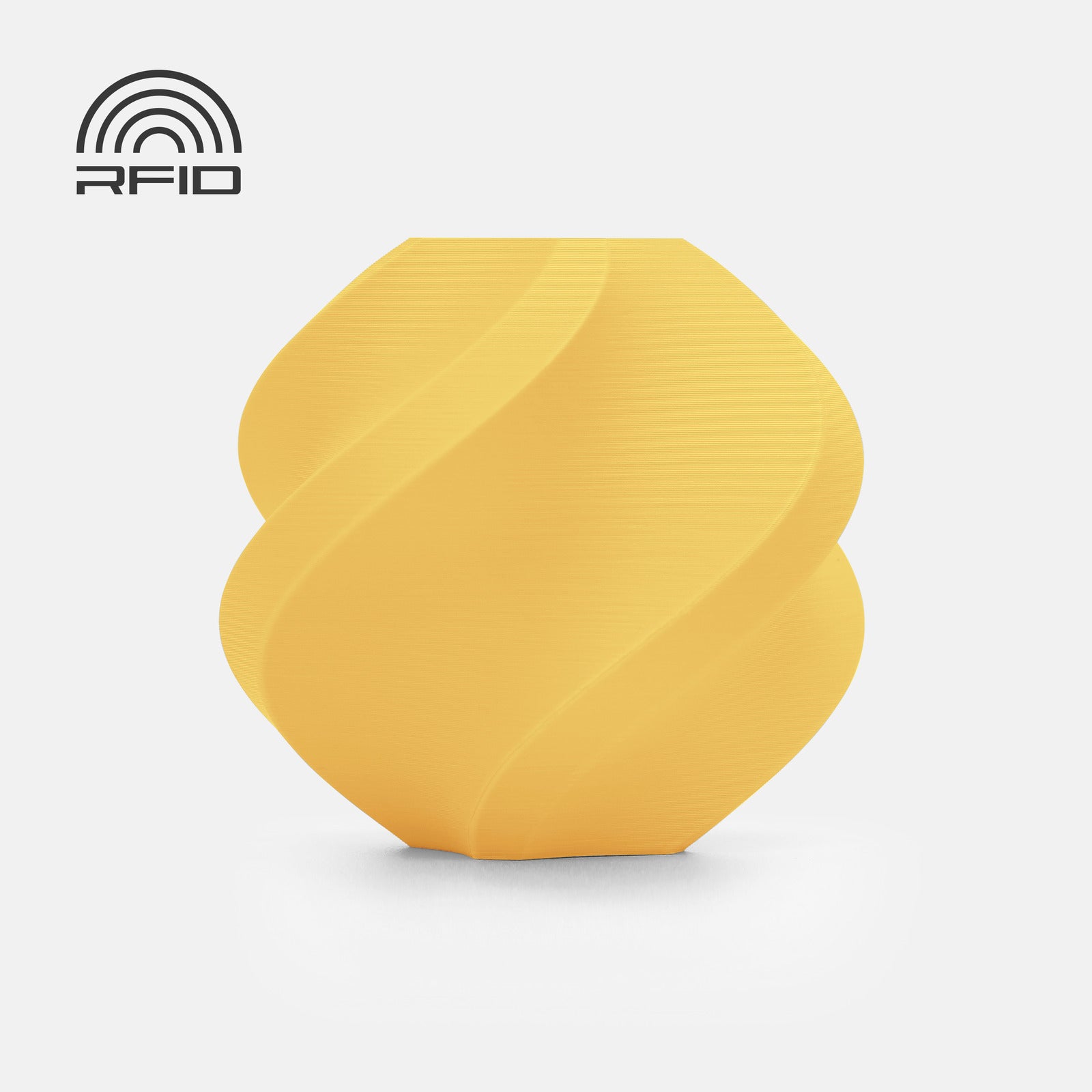Bambu Lab PLA Matte - 1.75mm 1kg/Roll without Reusable Spool - Lemon Yellow