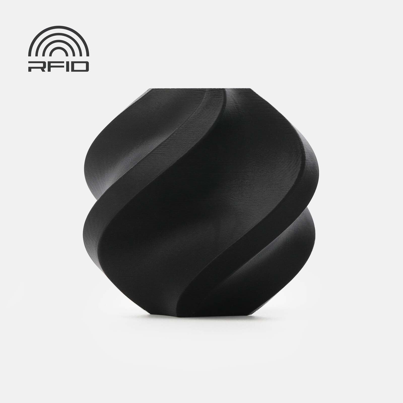 Bambu Lab PETG-HF - 1.75mm 1kg/Roll with Reusable Spool - Black