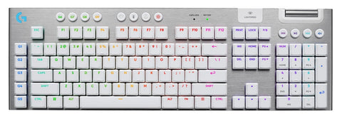 Logitech G915X Wireless Mechanical Gaming Keyboard (Tactile White)