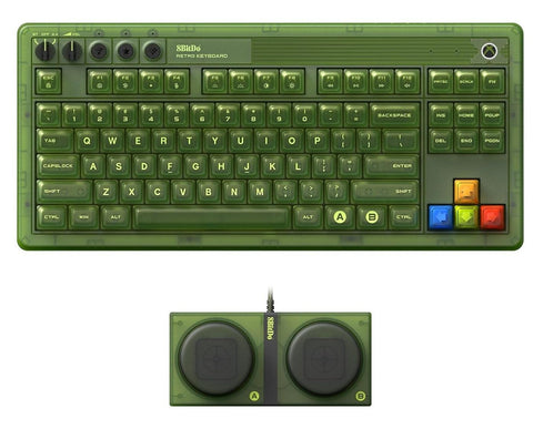 8BitDo Retro 87 Mechanical Keyboard - Xbox Edition