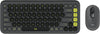 Logitech Pop Icon Combo Bluetooth Wireless Keyboard and Mouse Graphite & Green