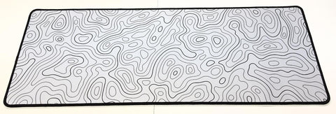 Playmax Topographic Extended Mousepad (White)