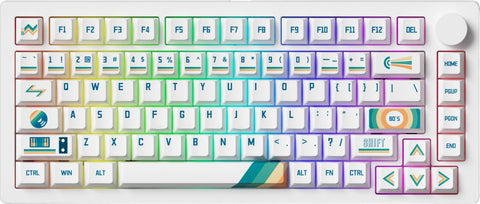Akko x MonsGeek M1 V5 VIA 1980s V3 75% Botany Hot-Swappable Wireless Mechanical Keyboard