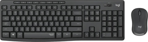 Logitech MK295 Silent Wireless Keyboard and Mouse Combo Graphite