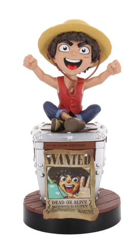 Cable Guy Controller Holder - Netlfix Luffy Wanted Poster