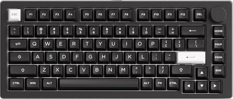 Akko x MonsGeek M1 V5 VIA Rapid Disassembly 75% V3 Piano Pro Dark Night Fully Assembled Hot-Swappable Wireless Mechanical Keyboard