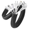 STORFEX Cable Cover - 2-Pack - Black