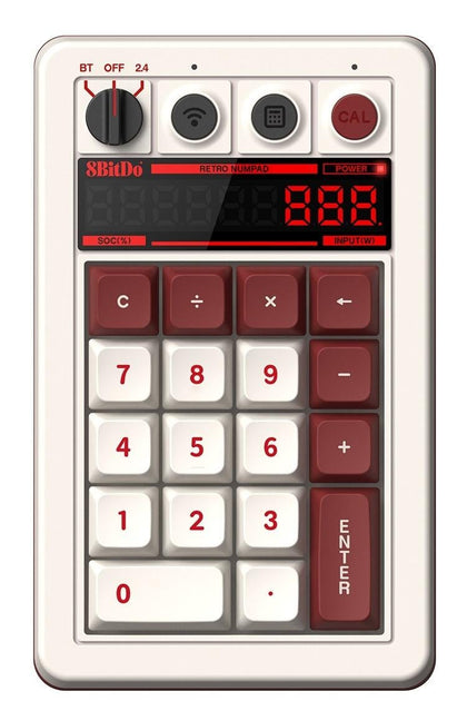 8BitDo Retro 18 Mechanical Numpad - Fami Edition