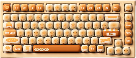 Akko x MonsGeek MG75W Bun Wonderland 75% V3 Piano Pro Hot-Swappable Wireless Mechanical Keyboard