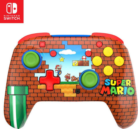 Turtle Beach Rematch Wireless Nintendo Switch Controller (Reveal Mario Bricks)
