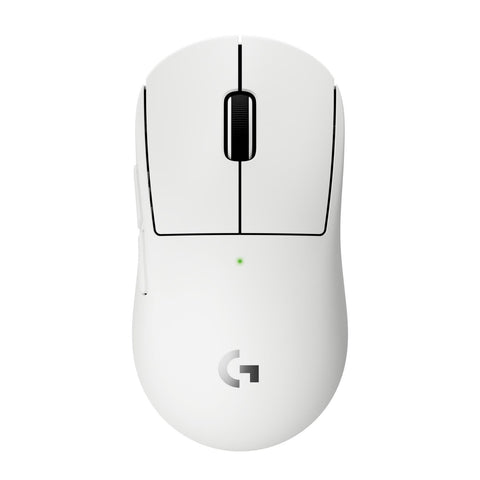 Logitech G PRO X SUPERLIGHT 2 Compact LIGHTSPEED Gaming Mouse (White)