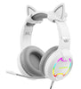 Playmax Cat Ear Gaming Headset (White)
