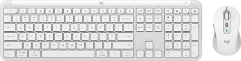Logitech MK950 Signature Slim Wireless Keyboard and Mouse Combo Off White