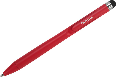 Targus: Stylus & Pen with Embedded Clip - Red