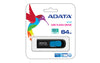 64GB ADATA UV128 Dashdrive Retractable USB 3.0 Flash Drive (Blue/Black)