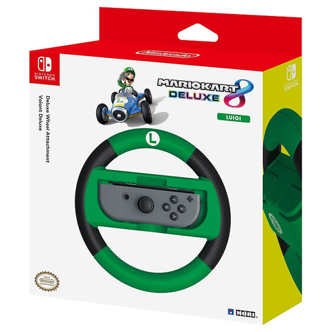 Hori Nintendo Switch Mario Kart 8 Deluxe Wheel - Luigi