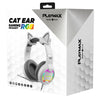Playmax Cat Ear Gaming Headset (White)