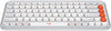 Logitech Pop Icon Keys Compact Bluetooth Wireless Keyboard Off White & Orange