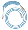 HyperX Coiled Cable (Light Blue & White)