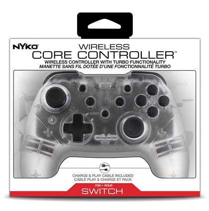 Nyko Switch Wireless Core Controller (Clear)