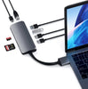 SATECHI: USB-C Dual Multimedia Adapter- Silver
