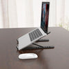 Adjustable Foldable Tablet And Laptop Stand - Black