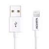 1m ADATA USB Type A to Lightning Sync & Charge Cable White