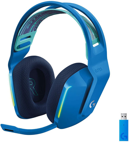 Logitech G733 LIGHTSPEED Wireless RGB Gaming Headset - Blue - PS4