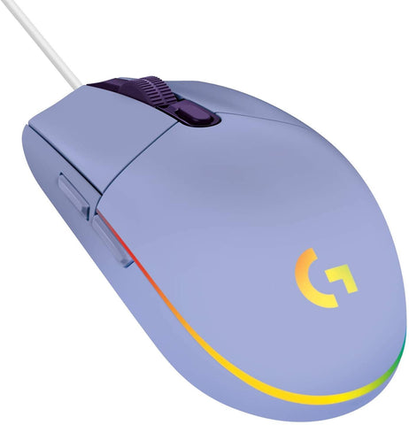 Logitech G203 LIGHTSYNC RGB Gaming Mouse (Lilac)