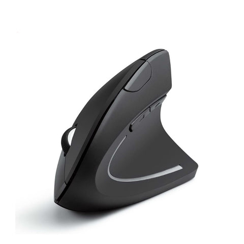 Vertical Wireless Ergonomic Optical Mouse - Black