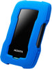 1TB ADATA HD330 USB 3.2 Gen 1 Durable External HDD Blue