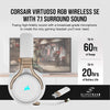 Corsair Virtuoso RGB Wireless Gaming Headset (Pearl)