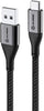 1.5m Alogic Super Ultra USB-Cto USB-A 2.0 3A Cable Space Grey