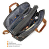 Convertible Canvas Sport Backpack & Shoulder Bag - 15.6 Inches (Dark Grey)