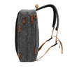 Convertible Canvas Sport Backpack & Shoulder Bag - 15.6 Inches (Dark Grey)