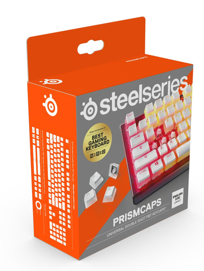 Steelseries Prism PBT Keycaps - White (US)