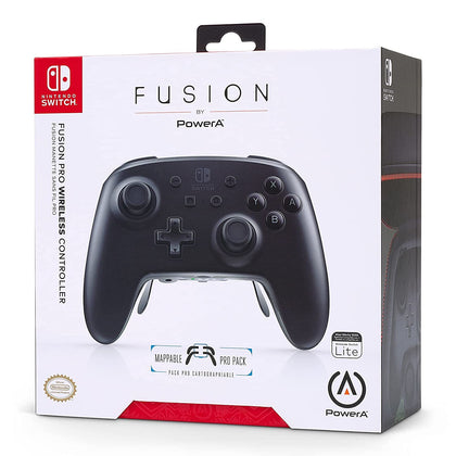 PowerA Fusion Pro Wireless Controller for Nintendo Switch - White/Black - Nintendo Switch