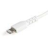 15cm StarTech Heavy Duty Certified USB-A to Lightning Cable White