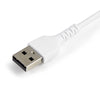 15cm StarTech Heavy Duty Certified USB-A to Lightning Cable White