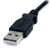 2m StarTech USB to 5.5mm Type M Barrel Power Cable