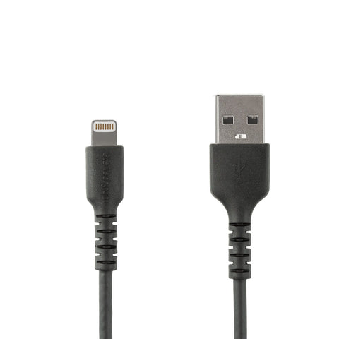 1m StarTech Heavy Duty Certified USB-A to Lightning Cable Black