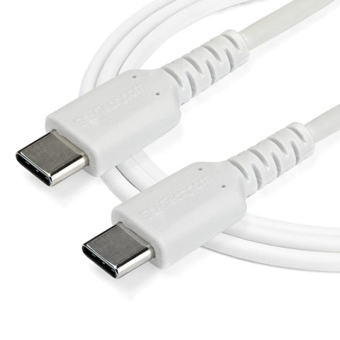 2m StarTech Heavy Duty USB C 2.0 Charging Cable White