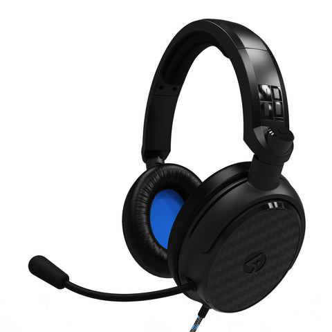 4Gamers C6-100 Wired Gaming Headset (Black & Blue)