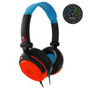 4Gamers C6-50 Wired Gaming Headset (Neon Blue & Red)