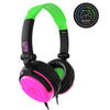 4Gamers C6-50 Wired Gaming Headset (Neon Green & Pink)