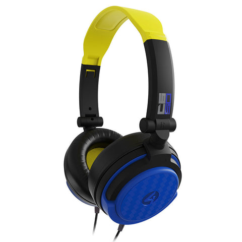 4Gamers C6-50 Wired Gaming Headset (Neon Yellow & Blue)