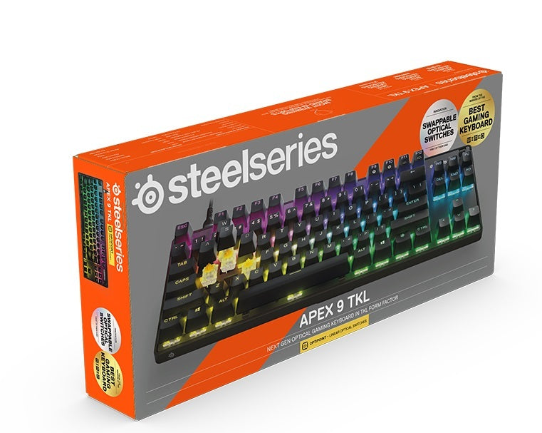 steelseries apex 9 tkl mechanical gaming keyboard