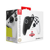 Nintendo Switch Faceoff Deluxe + Audio Wired Controller- Black & White