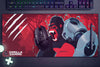 Gorilla Gaming Extended Mouse Pad - Neon Red