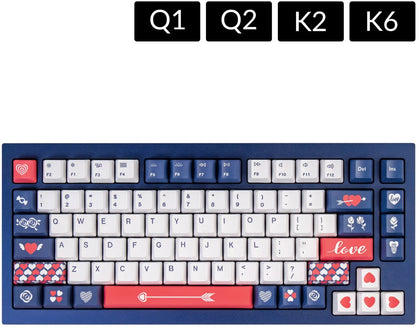 Keychron OEM Dye-Sub PBT Keycap - Set Love